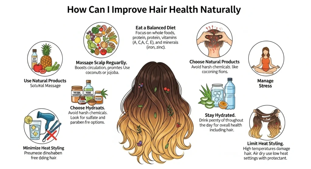 How Can I Improve Hair Health Naturally