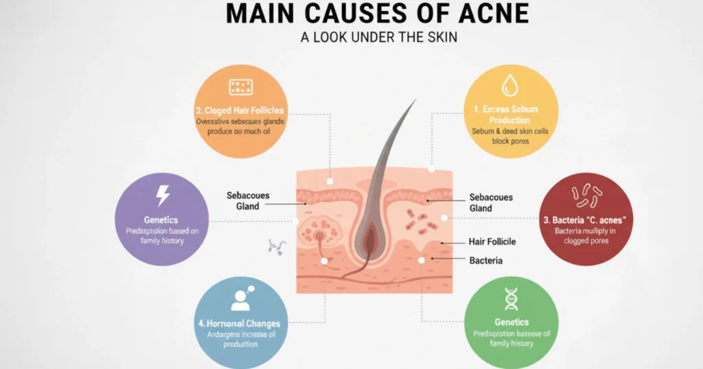 What Causes Acne and How Can I Prevent It