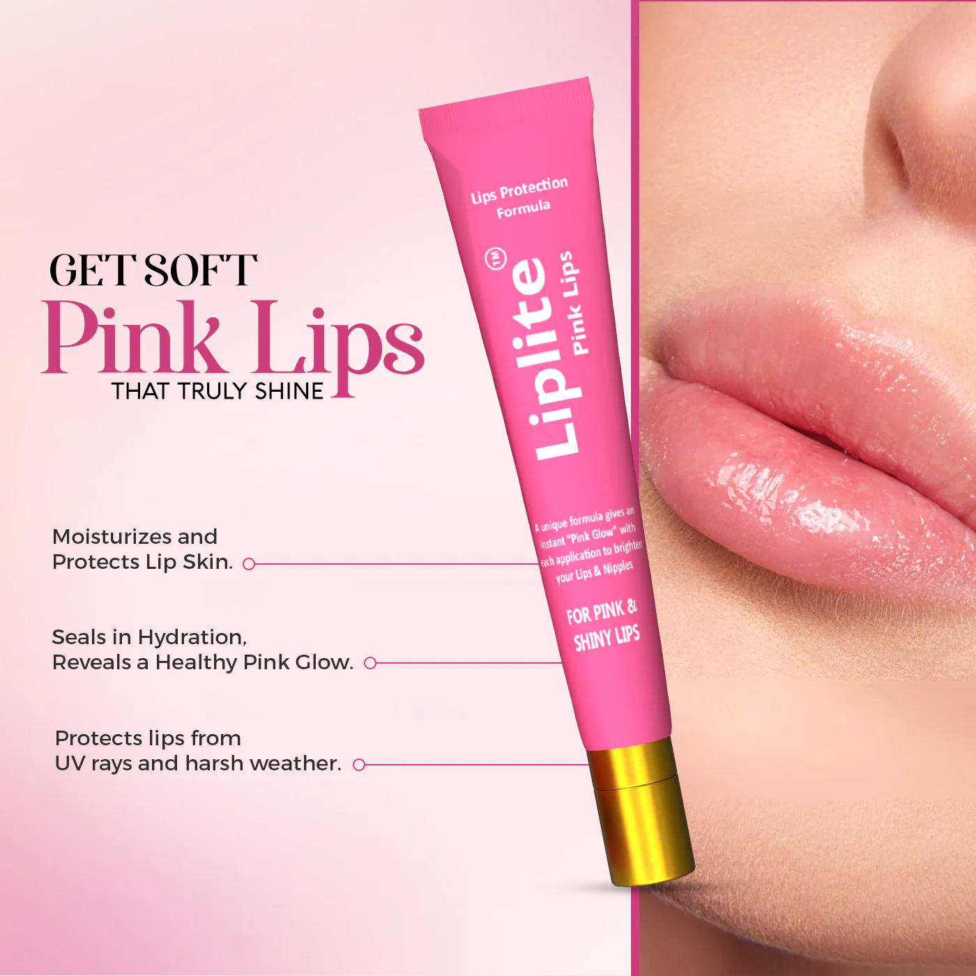 Liplite Pink Lips Balm - Image 2